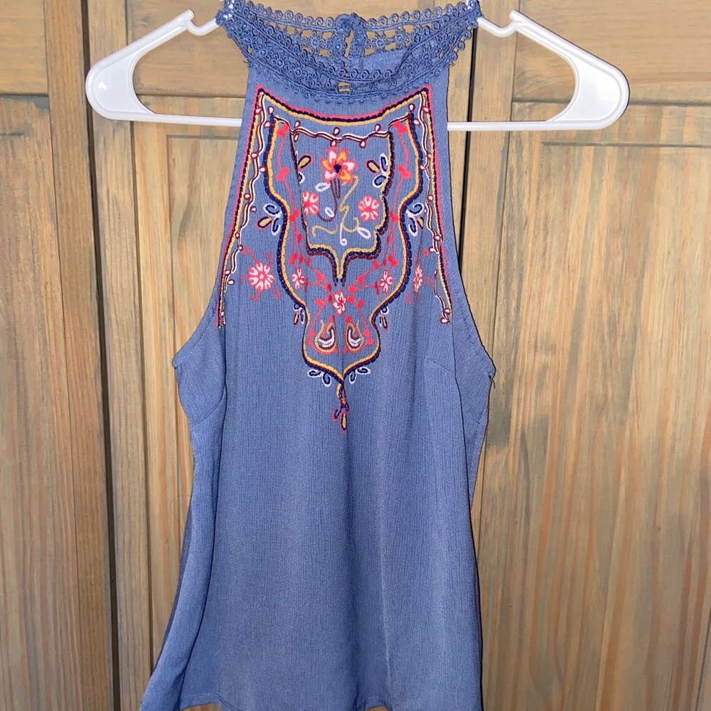 NWOT High Neck Dressy Blouse